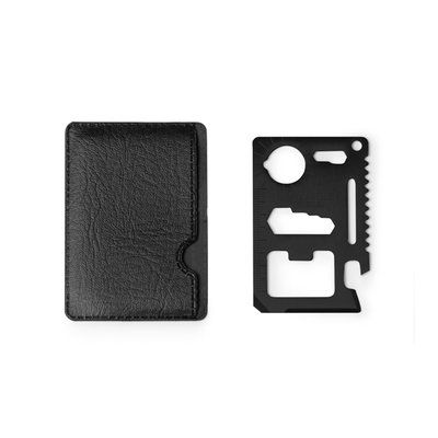 Multiherramienta de acero inoxidable con 11 funciones Negro Talla Única Adulto