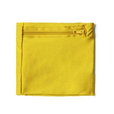 Muñequera elástica con bolsillo Amarillo Talla Única Adulto