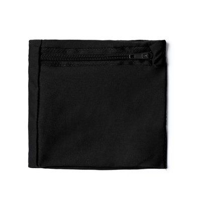 Muñequera elástica con bolsillo Negro Talla Única Adulto
