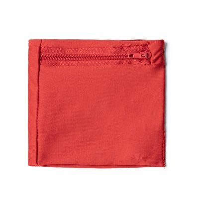 Muñequera elástica con bolsillo Rojo Talla Única Adulto