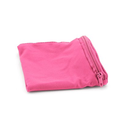Muñequera de microfibra con bolsillo de cremallera