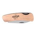 Navaja Compacta de Acero y Madera