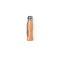 Navaja inox con mango madera ergonómico
