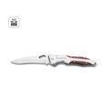 Navaja Bolsillo Inox y Madera con Clip