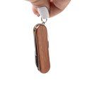 Navaja multiusos de acero inox y empuñadura de madera
