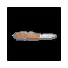Navaja multifunción en acero y madera | Blade | 35 x 5