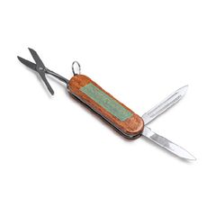 Navaja multiusos de acero inox y empuñadura de madera | ZONA1 | 40 x 10