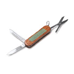 Navaja multiusos de acero inox y empuñadura de madera | ZONA2 | 40 x 10