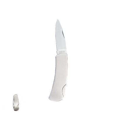 Navaja acero inox. con bloqueo