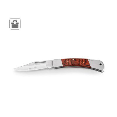 Navaja de Bolsillo en Acero Inox y Madera