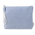 Neceser de algodón reciclado 320 gr/m² Azul