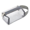 Neceser de malla transparente con asa