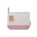 Neceser Algodón Bicolor Base y Tirador a Juego Fucsi
