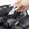 Neceser de 4 estuches con velcro en la base