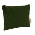 Neceser de algodón reciclado color negro Verde Oscuro