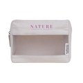 Neceser en canvas reciclado con ventana