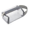 Neceser de malla transparente con asa