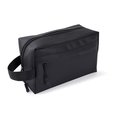 Neceser PU con bolsillo y asa lateral