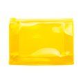 Neceser transparente con cierre hermético Amarillo