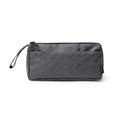 Neceser triangular con bolsillo exterior 300D RPET Gris Vigore