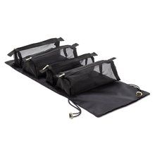 Neceser de 4 estuches con velcro en la base NE