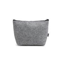 Neceser de fieltro reciclado Gris