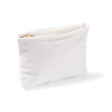 Neceser de poliéster con relleno interior Blanco