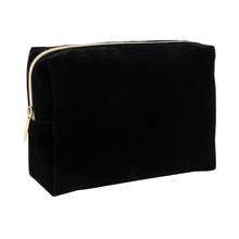 Neceser de terciopelo poliéster Negro
