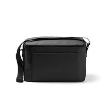Nevera de PU Leather elegante Negro