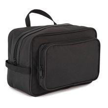 Neceser reciclado con bolsillo frontal Black