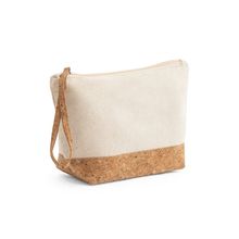 Neceser de algodón y corcho Natural Claro
