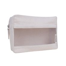 Neceser en canvas reciclado con ventana Natural
