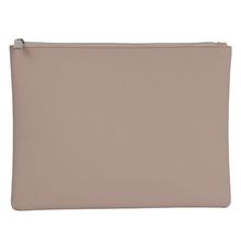Neceser de PU con tirador a juego Beige