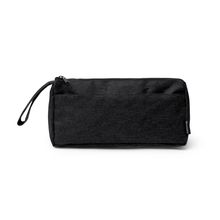 Neceser triangular con bolsillo exterior 300D RPET Negro
