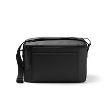 Nevera de PU Leather elegante Negro
