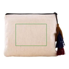 Neceser Cáñamo 200 gr/m² con Borlas | Trasera | 200 x 140