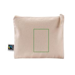 Neceser plano de algodón fairtrade 220 g | Trasera | 60 x 95