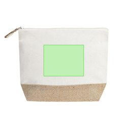 Neceser de yute con cremallera | Centrado cara B | 90 x 70