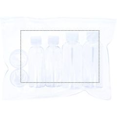 Neceser con 6 envases vacíos para viaje | Trasero | 150 x 100
