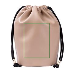 Neceser tipo bolsa de PU con forro interior | Trasera | 100 x 120