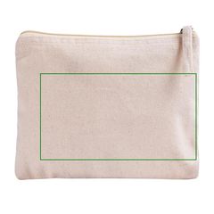 Neceser plano algodón orgánico certificado | Trasera | 170 x 100