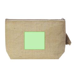 Neceser de yute laminado ecológico | Centrado cara A | 80 x 70