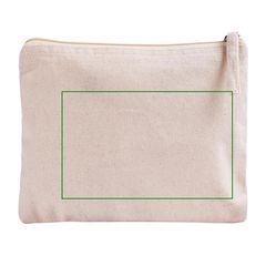 Neceser plano algodón orgánico certificado | Trasera | 150 x 100