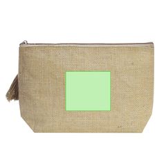 Neceser de yute laminado ecológico | Centrado cara B | 80 x 70