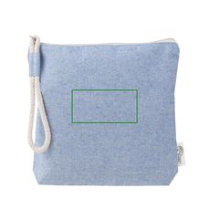 Neceser de algodón reciclado 320 gr/m² | Frontal | 100 x 50