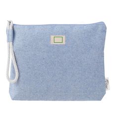 Neceser de algodón reciclado 320 gr/m² | Etiqueta | 30 x 20