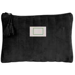 Neceser Aterciopelado con Lineas | Etiqueta | 30 x 20