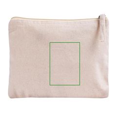 Neceser plano algodón orgánico certificado | Trasera | 60 x 95