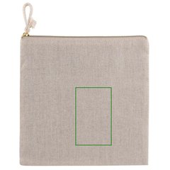 Neceser 2 caras de Algodón y Yute | Frontal | 60 x 95