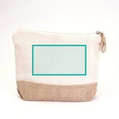 Neceser de algodón con base y tirador de yute | ZONA2 | 130 x 80